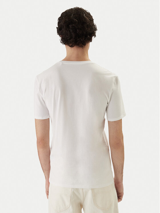 Guess Guess Tričko F6GI09 J1314 Biela Slim Fit