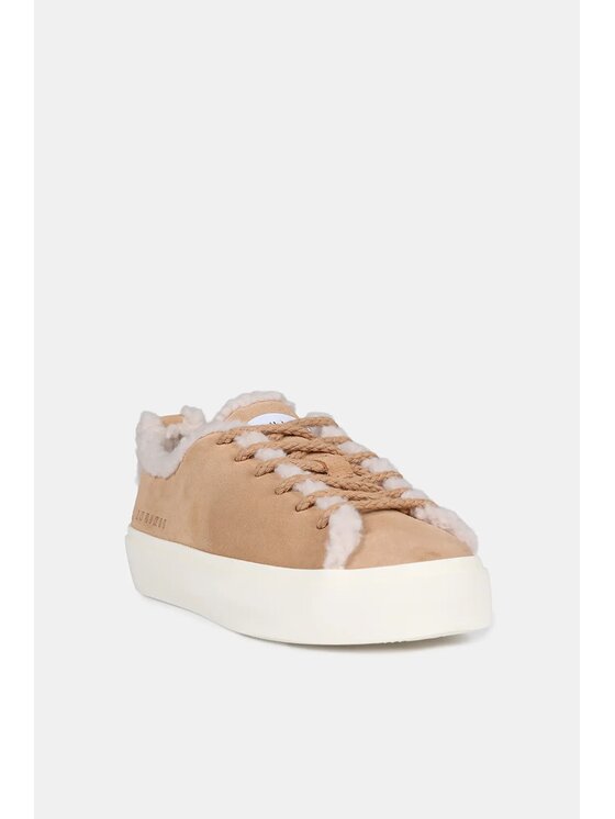 Inuikii Inuikii Sneakersy Shearling Low Béžová