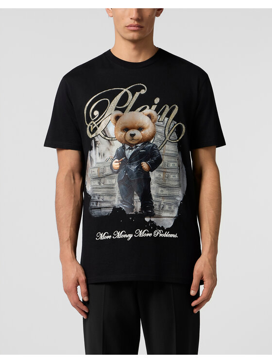 PHILIPP PLEIN PHILIPP PLEIN T-Shirt 29886 Czarny Regular Fit