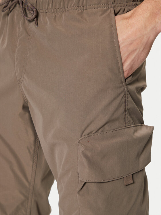 Jack&Jones Jack&Jones Hlače iz tkanine Kane 12269391 Rjava Relaxed Fit