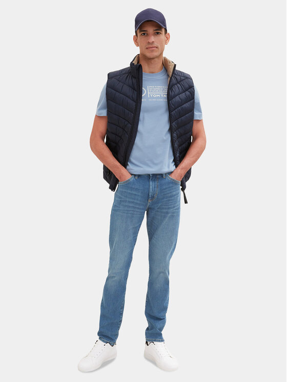 Tom Tailor Tom Tailor Tricou 1035611 Albastru celest Regular Fit