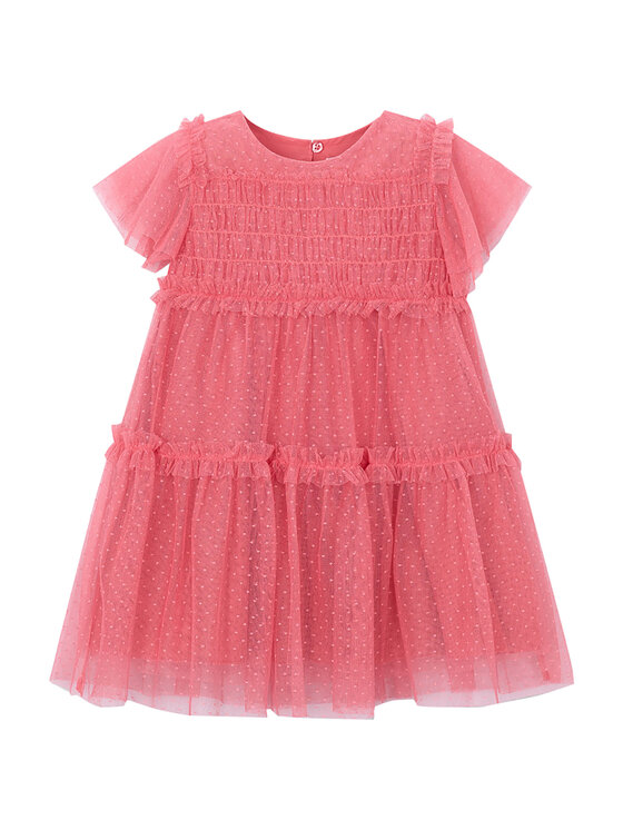 Mayoral Mayoral Vestito elegante 3917 Corallo Regular Fit