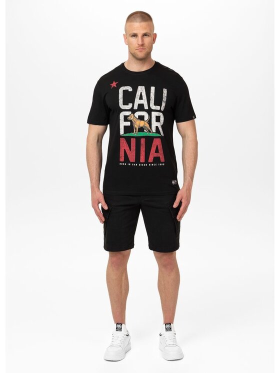 PITBULL PITBULL T-Shirt CALIFORNIA Czarny Regular Fit