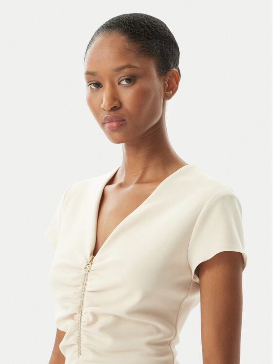 Rinascimento Rinascimento Coctailkleid CFC0123774003 Beige Regular Fit