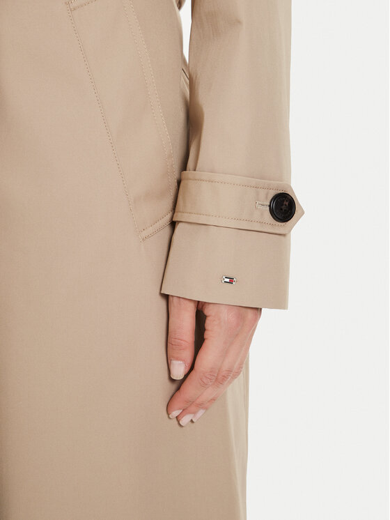 Tommy Hilfiger Tommy Hilfiger Trenčas WW0WW42133 Smėlio Slim Fit