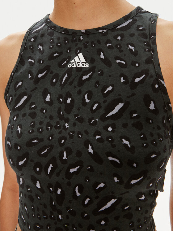 adidas adidas Top Essentials IN9930 Gri Slim Fit