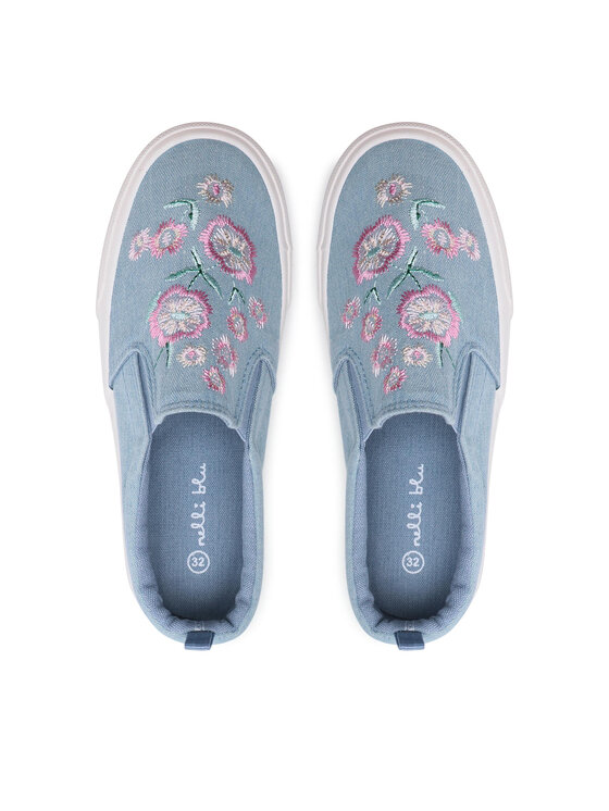 Nelli Blu Nelli Blu Sneakers aus Stoff 15972 Blau