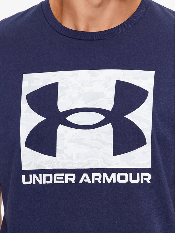 Under Armour Under Armour T-shirt Ua Abc Camo Boxed Logo Ss 1361673 Blu scuro Loose Fit