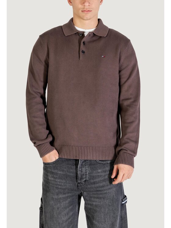 Tommy Jeans Tommy Jeans Πουλόβερ DM0DM22647 Καφέ Casual Fit