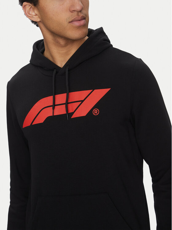 Puma Puma Džemperis F1 Ess Logo 625853 Juoda Regular Fit