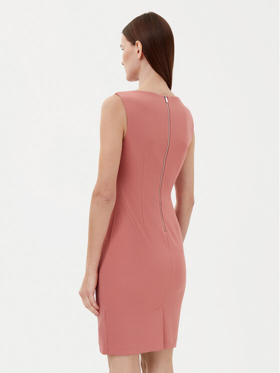 Calvin Klein Calvin Klein Koktejlové šaty K20K208433 Růžová Slim Fit