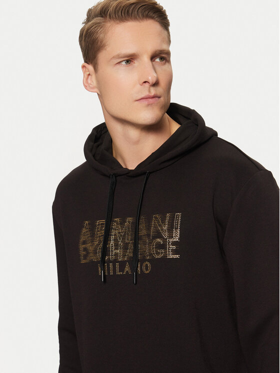 Armani Exchange Armani Exchange Pulóver XM000332 AF12269 UC001 Fekete Regular Fit