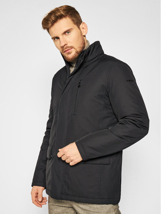 Geox Geox Μπουφάν χειμωνιάτικο Vincit Mid M0420H T2676 F9000 Μαύρο Regular Fit