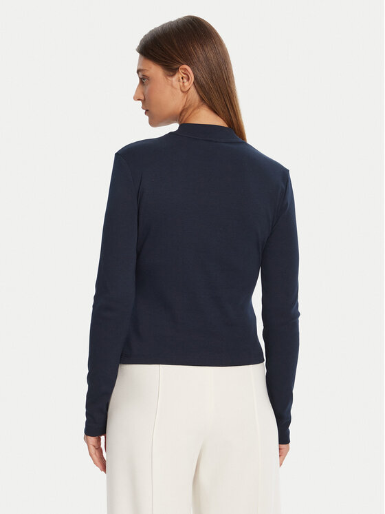 Tommy Hilfiger Tommy Hilfiger Блуза Cody WW0WW47307 Тъмносин Slim Fit