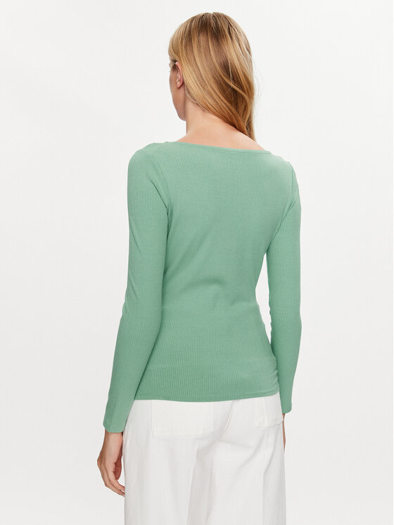 Guess Guess Блузка Karlee Jewel W2YP46 KBCO2 Зелений Slim Fit