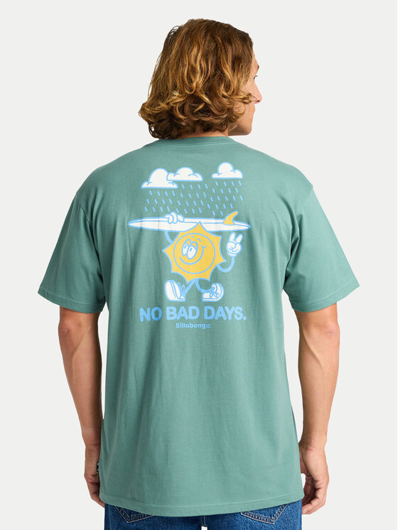 Billabong Billabong T-shirt Gimmicks EBYZT00363 Verde Regular Fit