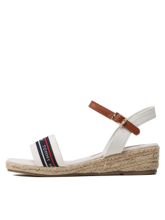 Tommy Hilfiger Tommy Hilfiger Εσπαντρίγιες Rope Wedge T3A7-32777-0048X100 M Λευκό