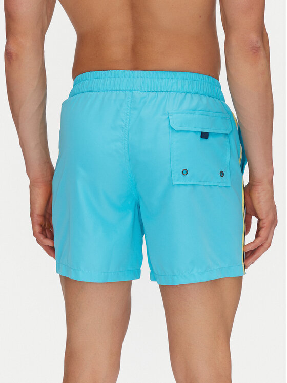 La Martina La Martina Pantaloncini da bagno Yarran MAM301 PL115 Celeste Regular Fit