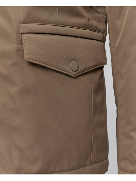 Borgio Borgio Kurtka przejściowa induno Beżowy Slim Fit