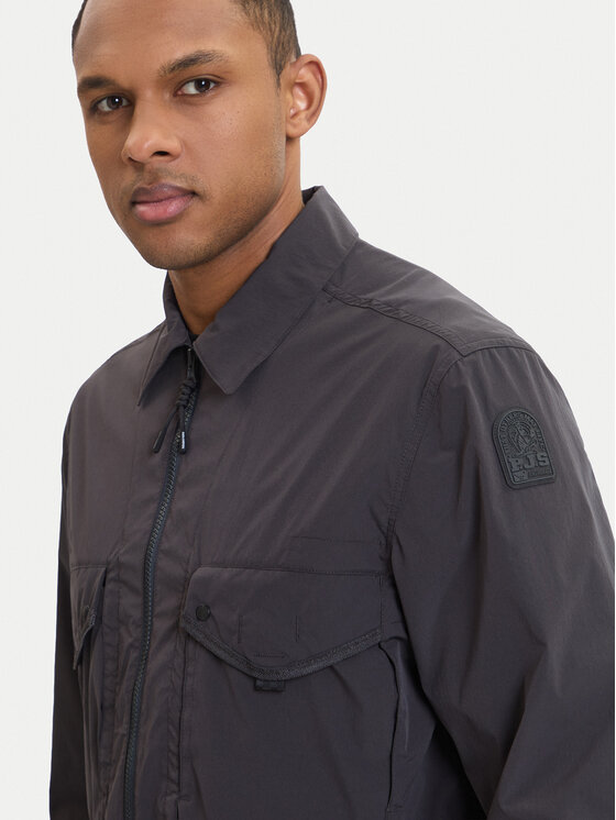 Parajumpers Parajumpers Демісезонна куртка Elgin 26SMPMOSTU02 Сірий Regular Fit