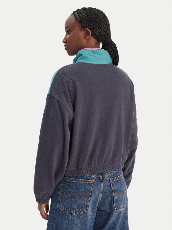 Quiksilver Quiksilver Fleecová mikina Kedai EQWPF03005 Šedá Regular Fit