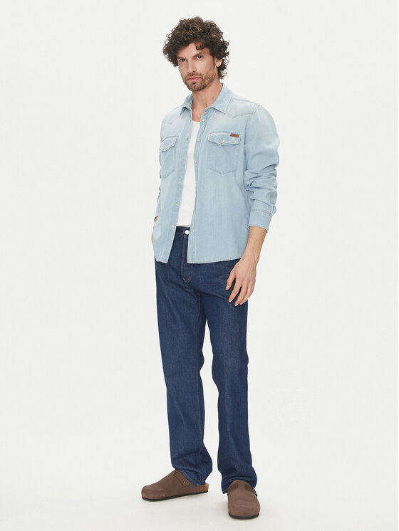 Liu Jo Liu Jo Koszula QA5298 D4851 78888 Niebieski Regular Fit