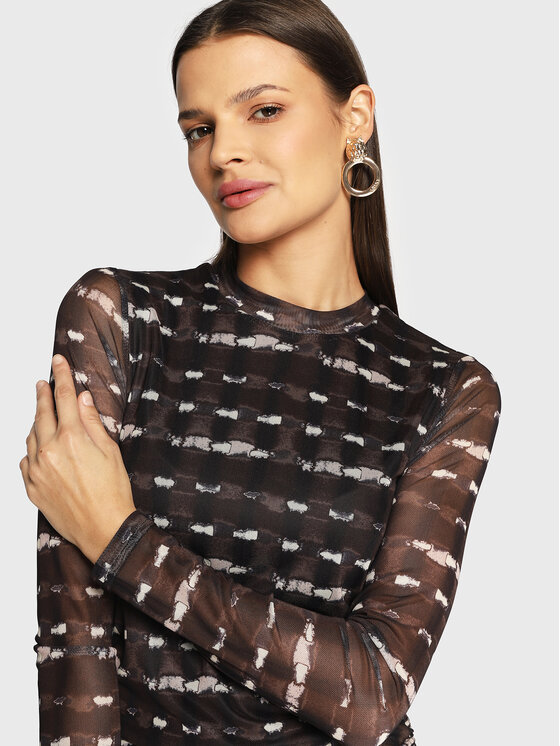 b.young b.young Ежедневна рокля Starry 20812294 Черен Slim Fit