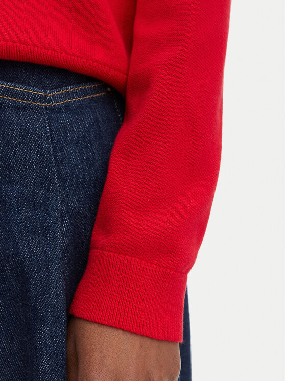 Tommy Jeans Tommy Jeans Megztinis Essential DW0DW19888 Raudona Regular Fit