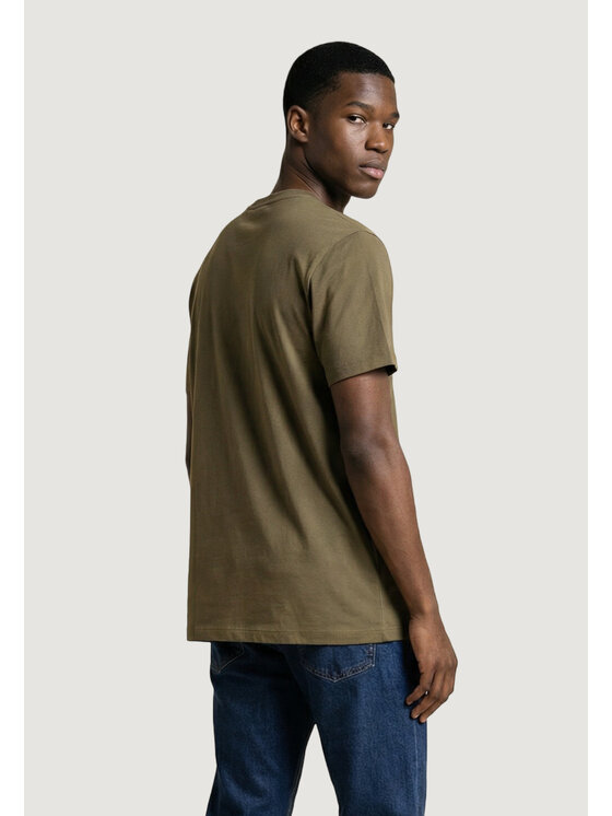 Calvin Klein Jeans Calvin Klein Jeans T-shirt LV04RF814G Verde Casual Fit