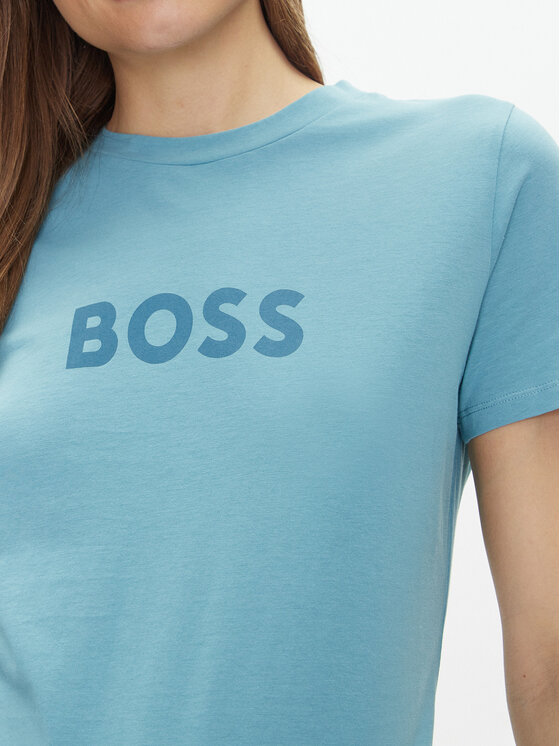 BOSS BOSS T-Shirt 50501139 Błękitny Regular Fit