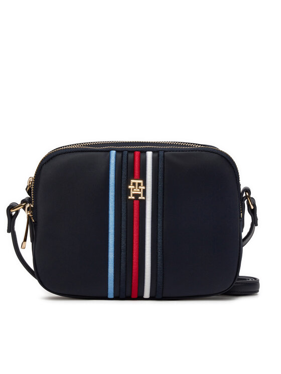 Geantă Tommy Hilfiger Poppy Crossover Corp AW0AW15985 Space Blue DW6