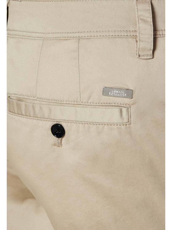 Armani Exchange Armani Exchange Pantaloncini di jeans 8NZS42 ZN1RZ Beige Bermuda Fit