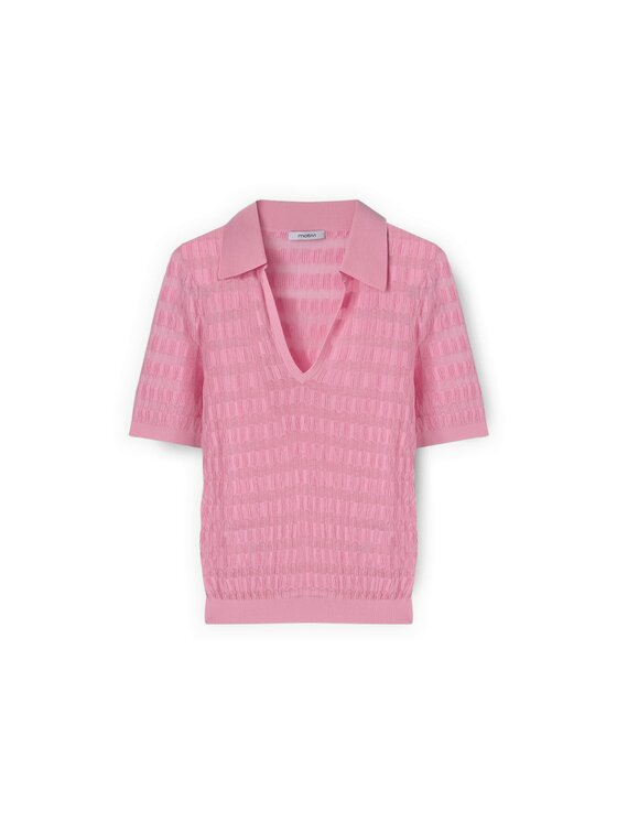 Motivi Motivi Sweter M168W003866N006 Różowy Regular Fit