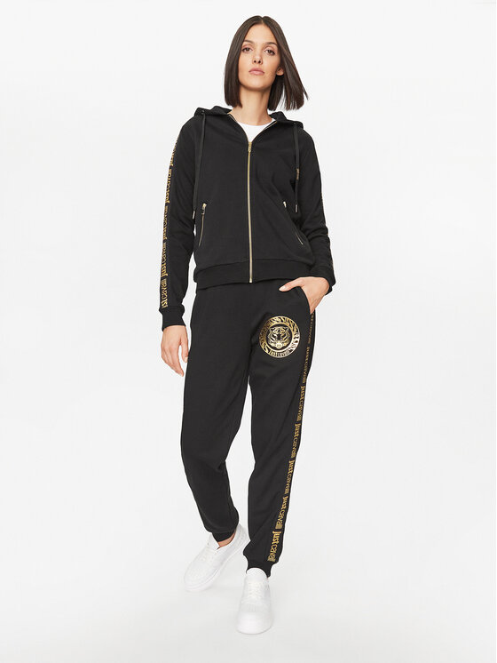 Just Cavalli Just Cavalli Sweatshirt 75PAIT01 Schwarz Regular Fit