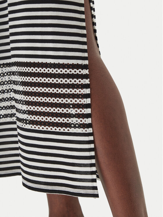 Liu Jo Beachwear Liu Jo Beachwear Φόρεμα καλοκαιρινό VA6198 J3908 Μαύρο Slim Fit