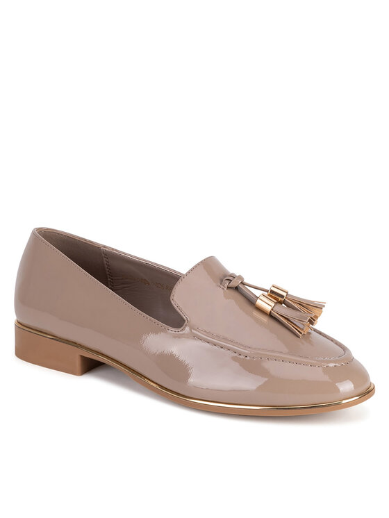 Clara Barson Clara Barson Loafersy CD24055-1 Beżowy