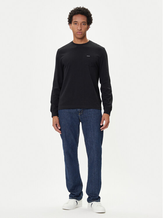 Guess Jeans Guess Jeans Longsleeve M5BI77 K8FQ4 Μαύρο Regular Fit