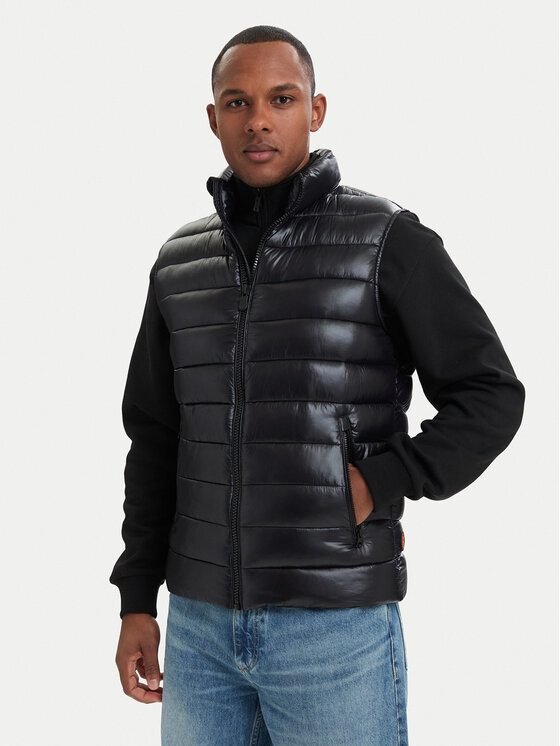 Save The Duck Vestă D82421M-LOVE21 Negru Regular Fit