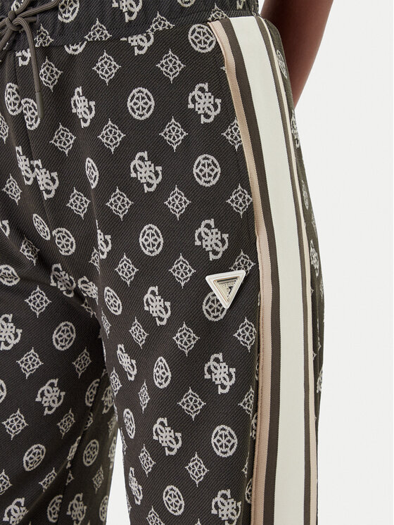 Guess Guess Melegítő alsó V5YB10 K0282 Zöld Relaxed Fit