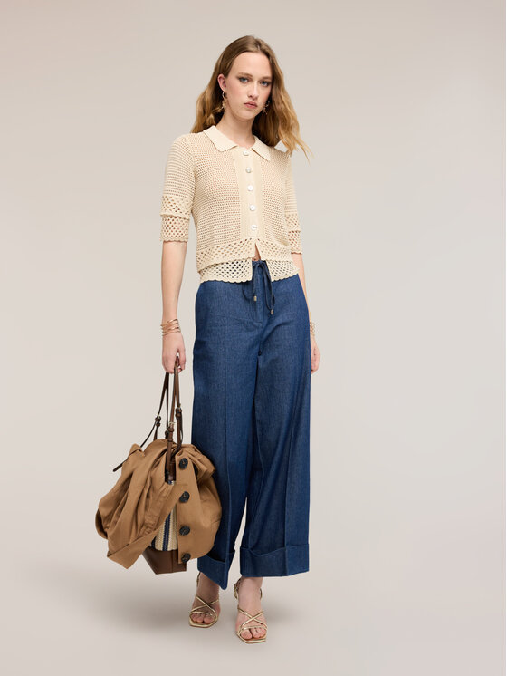 Motivi Motivi Maglione M202W003911N002 Crema Regular Fit