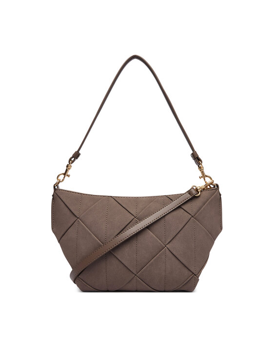 Calvin Klein Calvin Klein Handtasche Woven Sueded Shoulder Bag LV04F3694G Braun