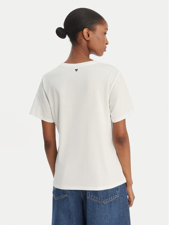 Weekend Max Mara Weekend Max Mara T-shirt Pantera 2615971032 Bianco Regular Fit