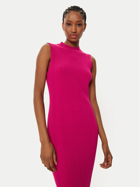 MICHAEL Michael Kors MICHAEL Michael Kors Rochie tricotată MR582UN33D Roz Slim Fit