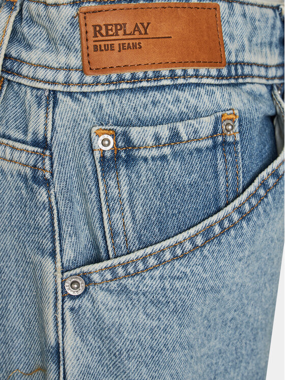 REPLAY Replay Джинсова спідниця W9933.000.108 69B Голубий Regular Fit