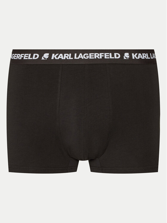 KARL LAGERFELD KARL LAGERFELD 3 darab boxer 235M2109 Fekete
