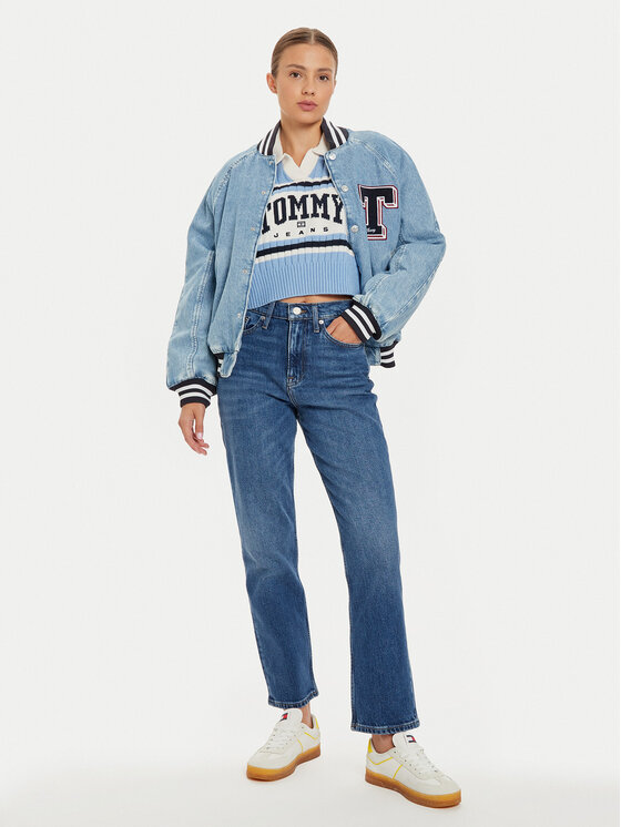 Tommy Jeans Tommy Jeans Jeans hlače Izzie DW0DW19600 Modra Straight Fit