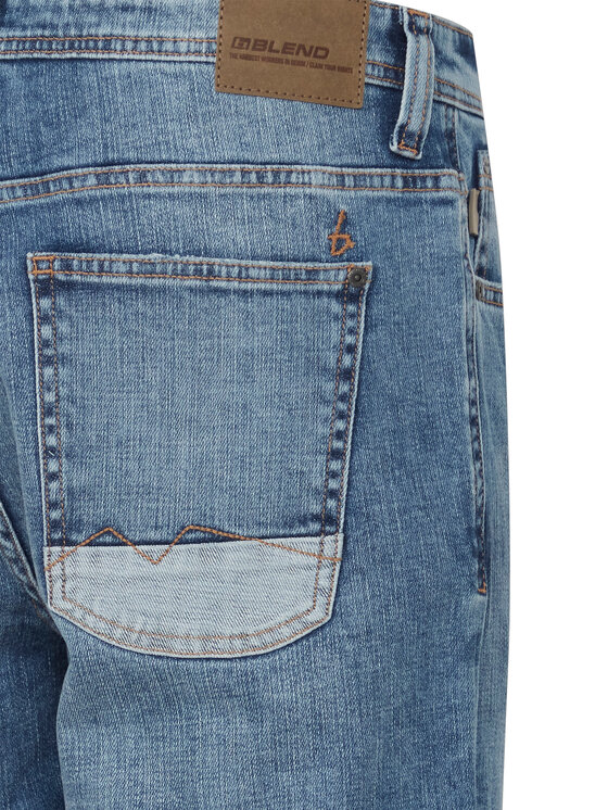 Blend Blend Jeansy 20715094 Modrá Regular Fit