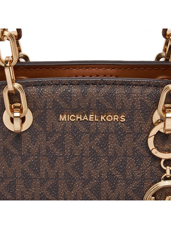 MICHAEL Michael Kors MICHAEL Michael Kors Kabelka Cynthia 32S4GCYC1B Hnědá