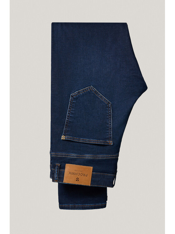 Próchnik Próchnik Jeansy PM9 SP113225000003 Granatowy Slim Fit