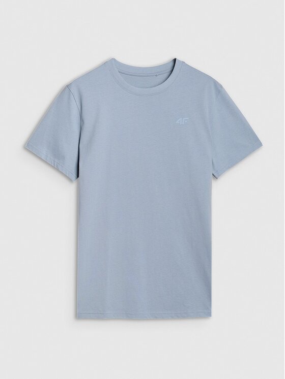 4F 4F T-Shirt 4FWSS25TTSHM2074-34S Niebieski Regular Fit
